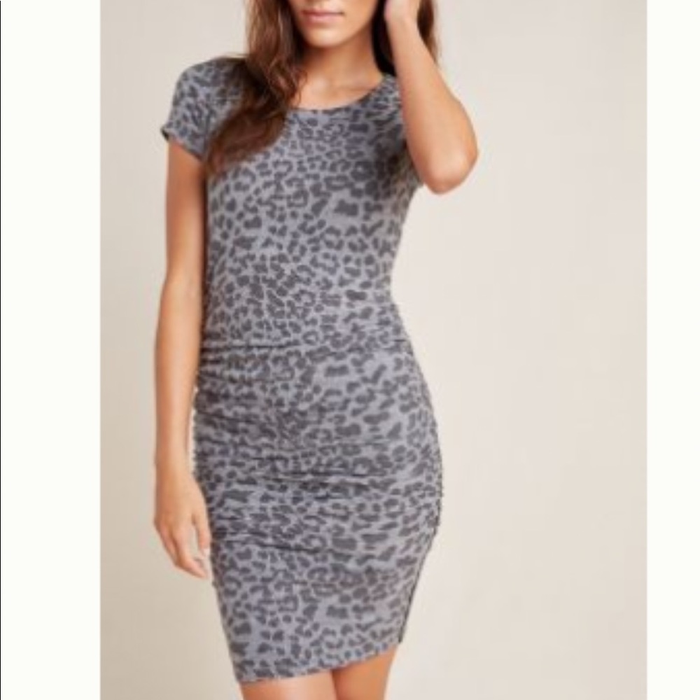 Anthropologie Sundry ruched dress sz L (3)
